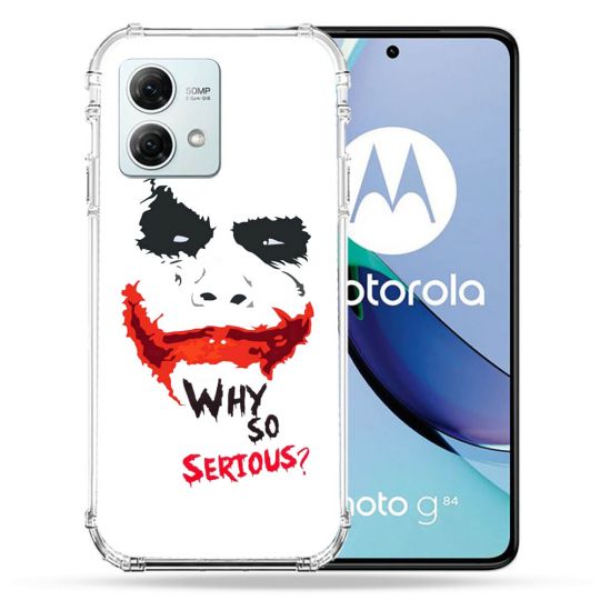 Coque Renforcée Pour Motorola G84 5G Joker Blanc