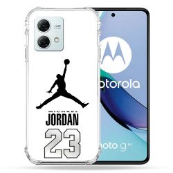 Coque Renforcée Pour Motorola G84 5G Jordan 23 Blanc