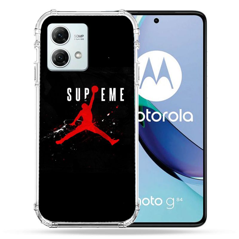 Coque Renforcée Pour Motorola G84 5G Jordan Supreme Noir