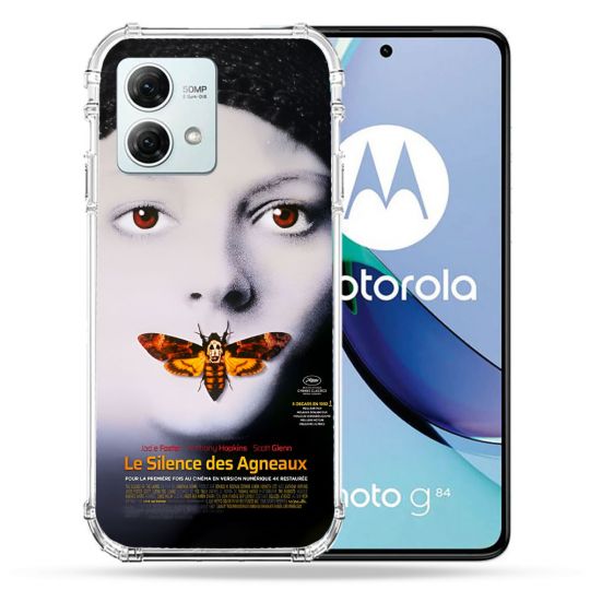 Coque Renforcée Pour Motorola G84 5G Le Silence Des Agneaux Affiche