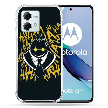 Coque Renforcée Pour Motorola G84 5G Manga Assassination Classroom Kuro Noir