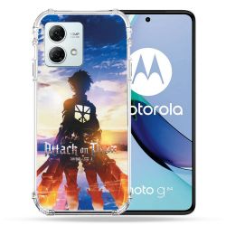 Coque Renforcée Pour Motorola G84 5G Manga Attaque Titans Soleil