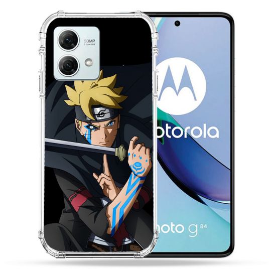 Coque Renforcée Pour Motorola G84 5G Manga Boruto Tatouage