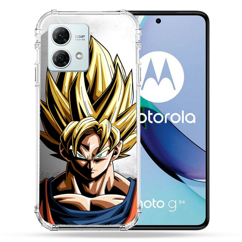 Coque Renforcée Pour Motorola G84 5G Manga Dragon Ball Sangoku Portrait