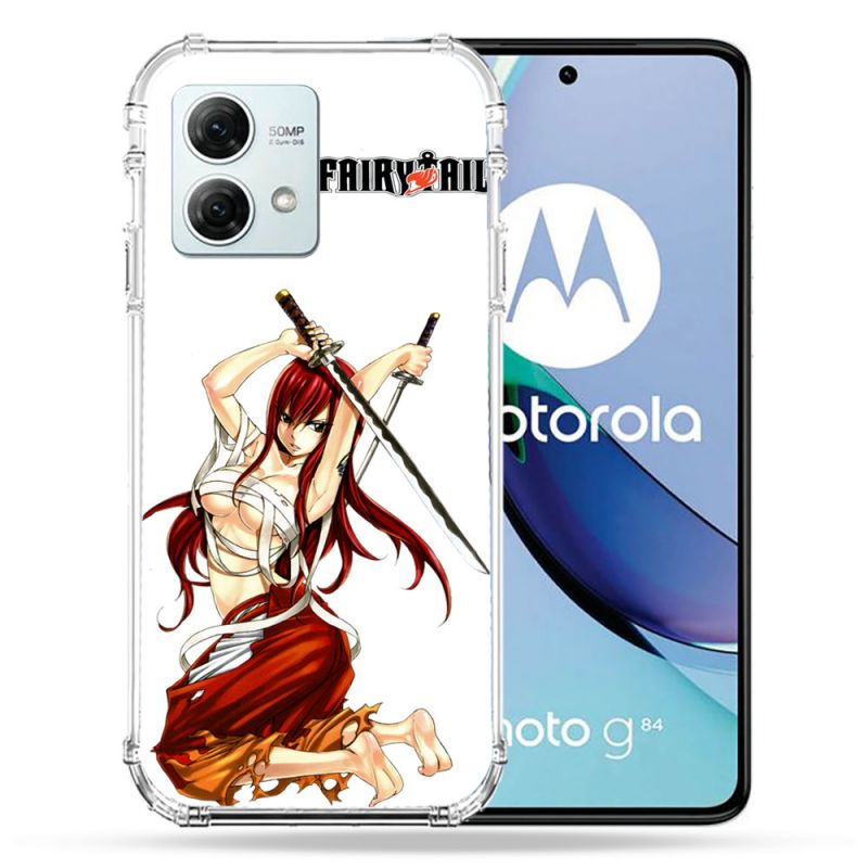 Coque Renforcée Pour Motorola G84 5G Manga Fairy Tail Erza