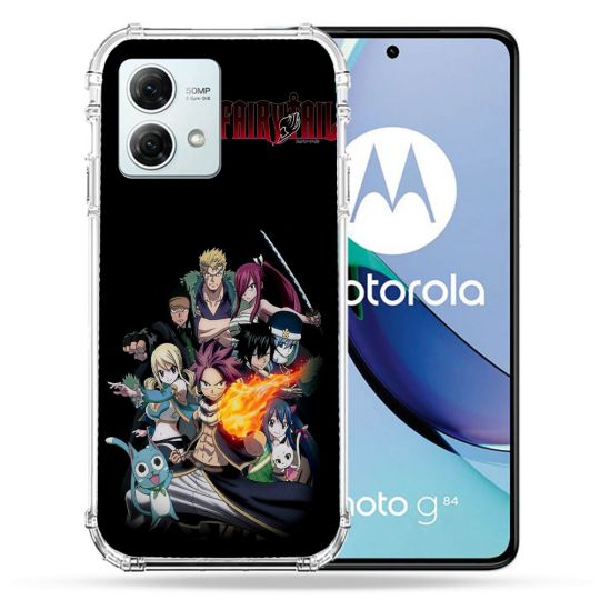 Coque Renforcée Pour Motorola G84 5G Manga Fairy Tail Logo Team