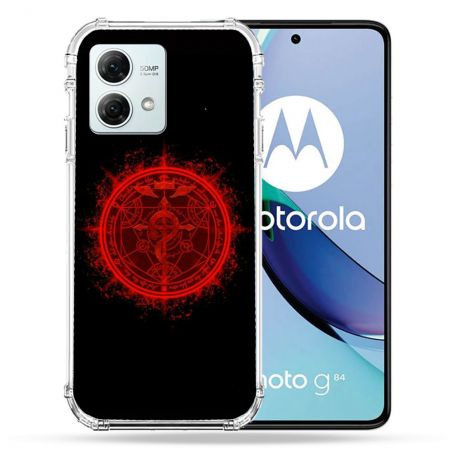 Coque Renforcée Pour Motorola G84 5G Manga Fullmetal Alchemist Logo