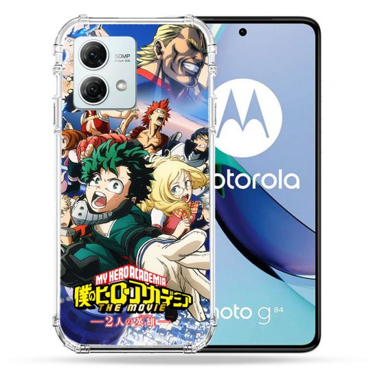 Coque Renforcée Pour Motorola G84 5G Manga My Hero Academia Affiche