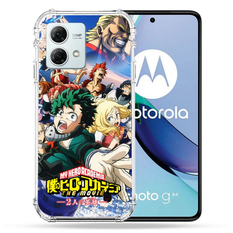 Coque Renforcée Pour Motorola G84 5G Manga My Hero Academia Affiche