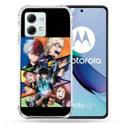 Coque Renforcée Pour Motorola G84 5G Manga My Hero Academia Noir