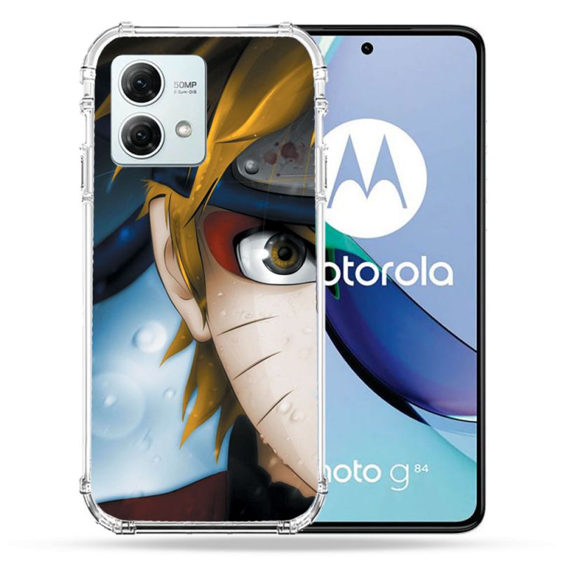 Coque Renforcée Pour Motorola G84 5G Manga Naruto Blanc