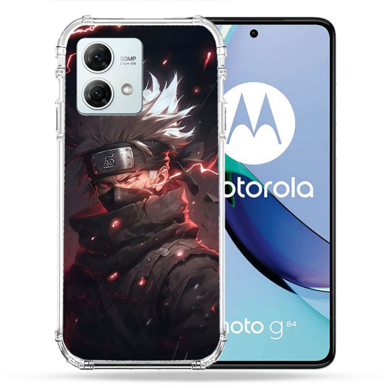 Coque Renforcée Pour Motorola G84 5G Manga Naruto Kakashi Dark
