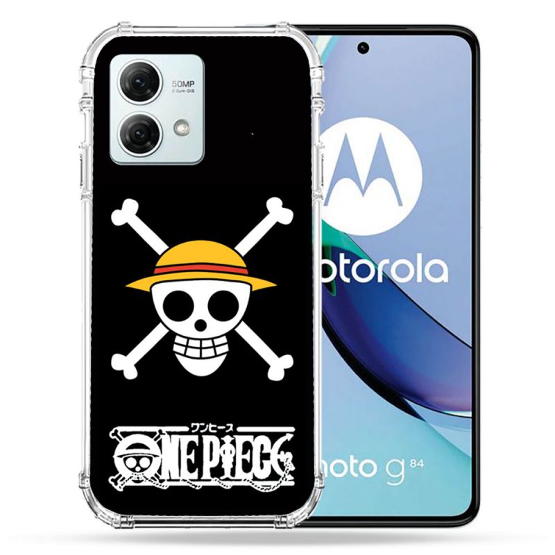 Coque Renforcée Pour Motorola G84 5G Manga One Piece Tete de Mort