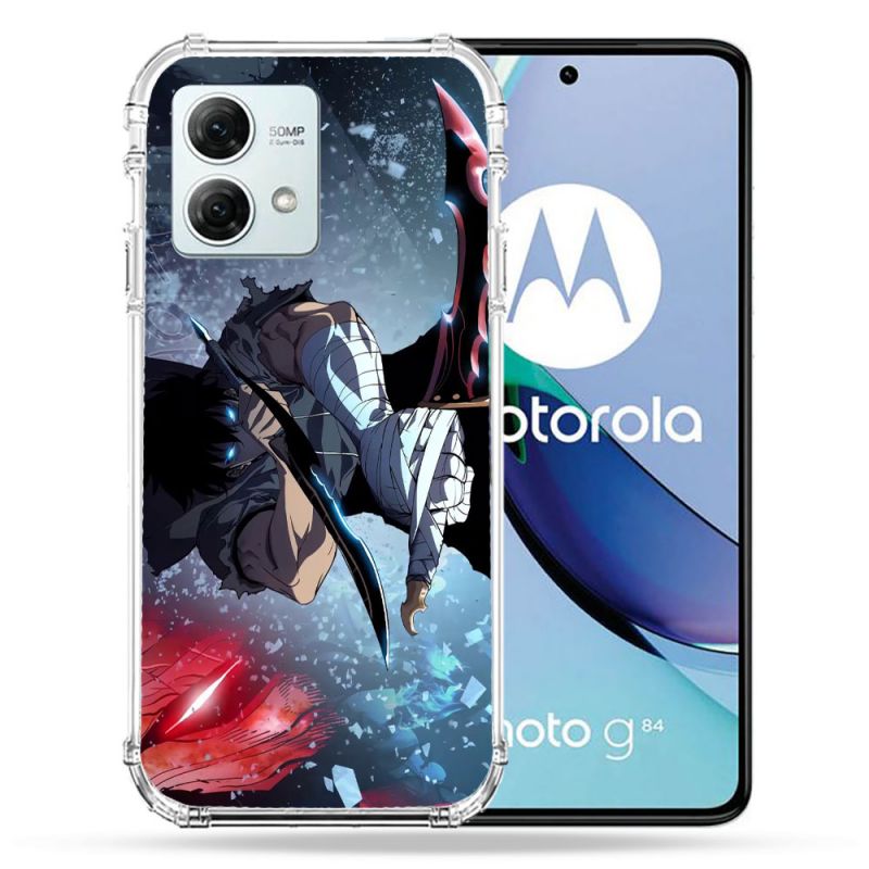 Coque Renforcée Pour Motorola G84 5G Manga Solo Leveling Sung Epee