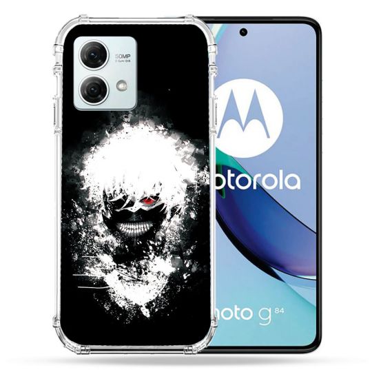 Coque Renforcée Pour Motorola G84 5G Manga Tokyo Ghoul Kaneki Tag