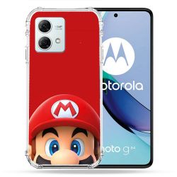 Coque Renforcée Pour Motorola G84 5G Mario Rouge