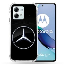 Coque Renforcée Pour Motorola G84 5G Mercedes Carbone