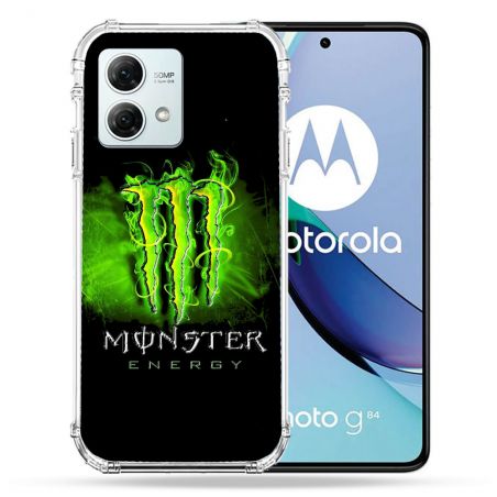 Coque Renforcée Pour Motorola G84 5G Monster Energy Vert