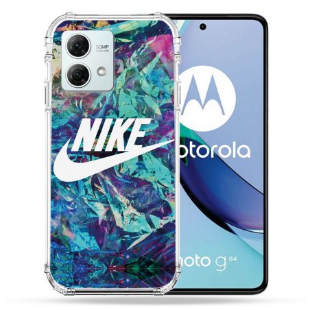 Coque Renforcée Pour Motorola G84 5G Nike Turquoise