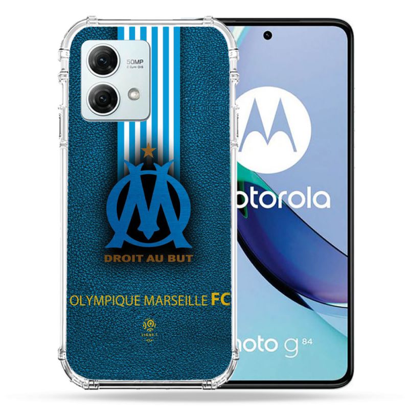 Coque Renforcée Pour Motorola G84 5G Olympique Marseille OM Bande