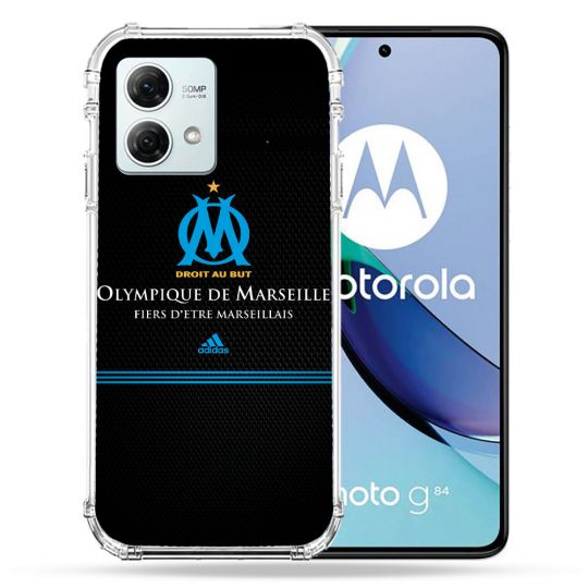 Coque Renforcée Pour Motorola G84 5G Olympique Marseille OM Fier etre Marseillais