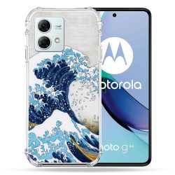 Coque Renforcée Pour Motorola G84 5G Peinture La Grande Vague