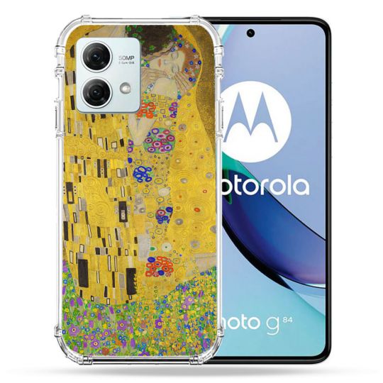 Coque Renforcée Pour Motorola G84 5G Peinture Le Baiser