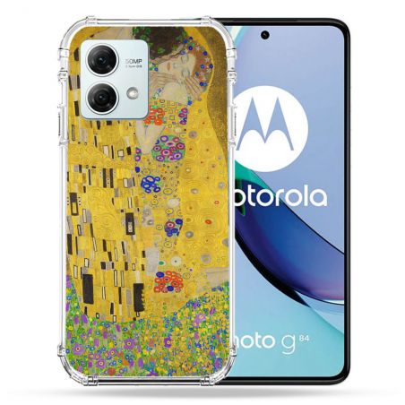 Coque Renforcée Pour Motorola G84 5G Peinture Le Baiser