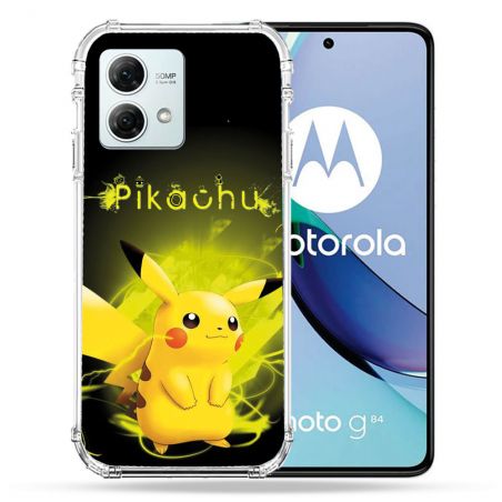 Coque Renforcée Pour Motorola G84 5G Pokemon Pikachu Eclair