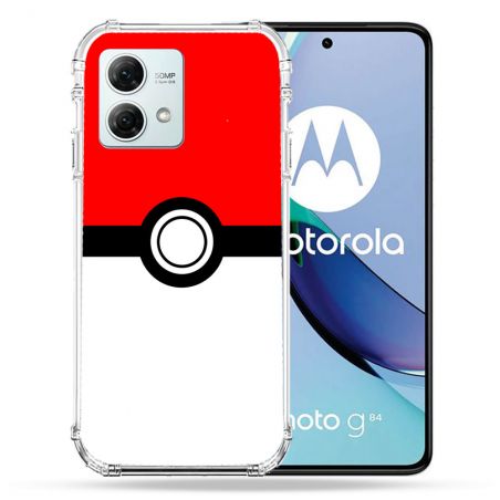 Coque Renforcée Pour Motorola G84 5G Pokemon Pokeball
