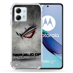 Coque Renforcée Pour Motorola G84 5G ROG Gris