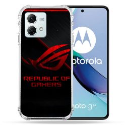 Coque Renforcée Pour Motorola G84 5G ROG Rouge