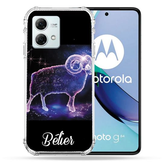 Coque Renforcée Pour Motorola G84 5G Signe Zodiaque 2 Bélier