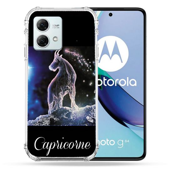 Coque Renforcée Pour Motorola G84 5G Signe Zodiaque 2 Capricorne
