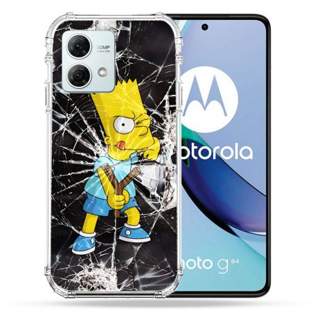 Coque Renforcée Pour Motorola G84 5G Simpson Bart