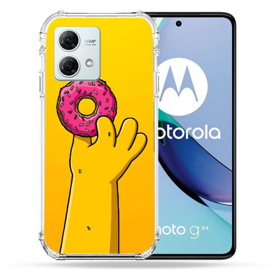 Coque Renforcée Pour Motorola G84 5G Simpson Donuts
