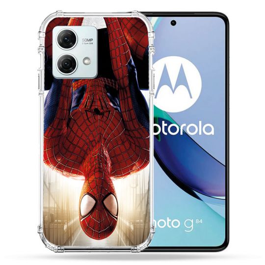 Coque Renforcée Pour Motorola G84 5G Spiderman Invers