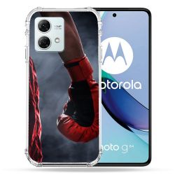 Coque Renforcée Pour Motorola G84 5G Sport Boxe Gant Rouge