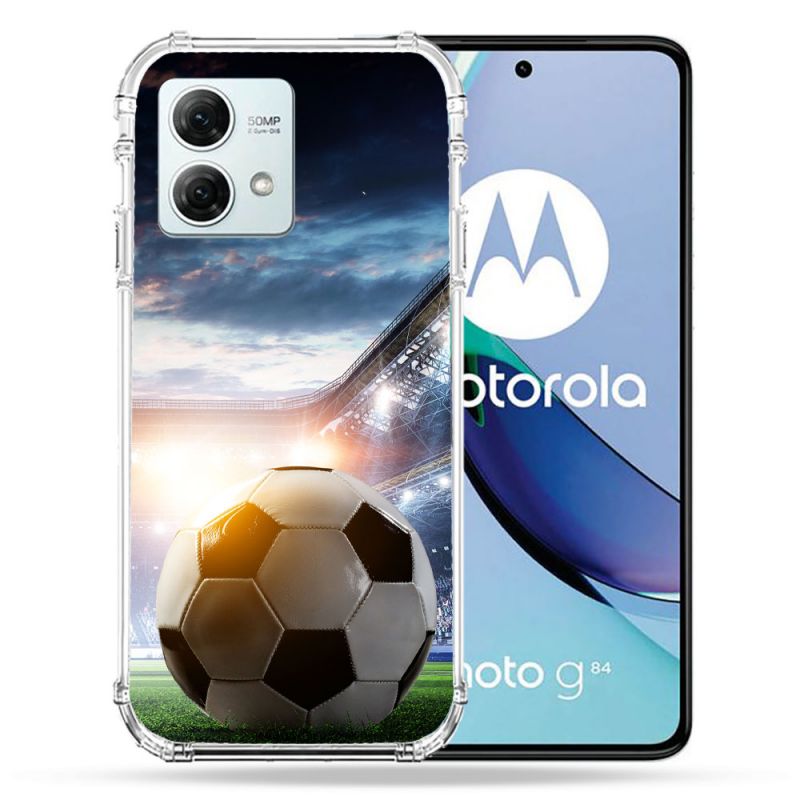Coque Renforcée Pour Motorola G84 5G Sport Football Stade