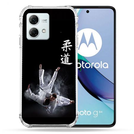 Coque Renforcée Pour Motorola G84 5G Sport Judo Noir