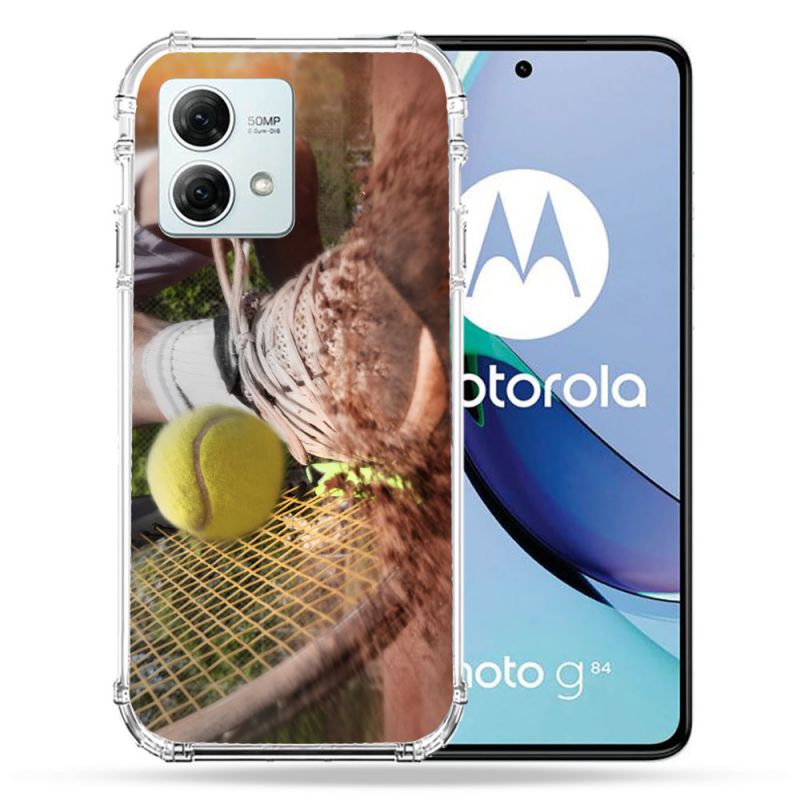 Coque Renforcée Pour Motorola G84 5G Sport Tennis Glissade