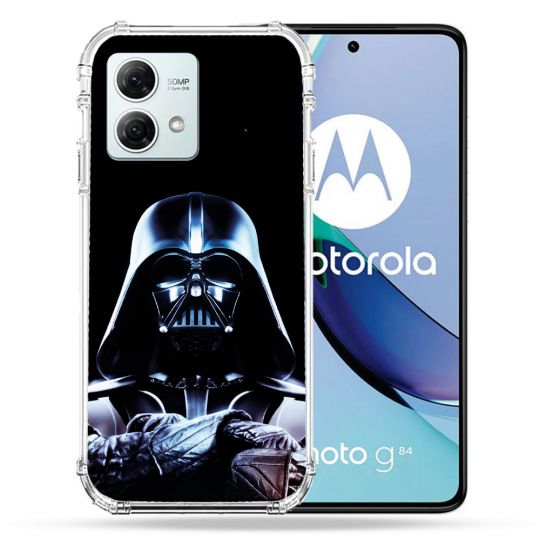 Coque Renforcée Pour Motorola G84 5G Star Wars - Dark Vador Noir