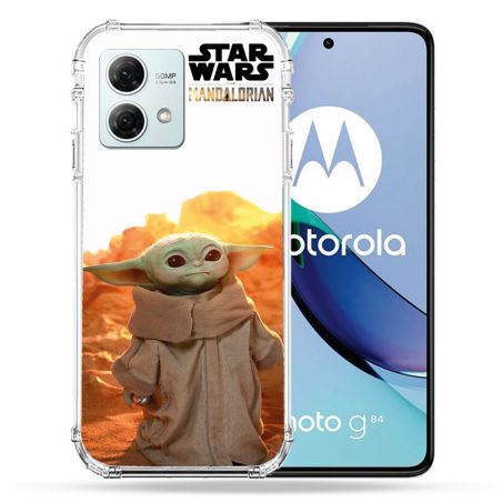Coque Renforcée Pour Motorola G84 5G Star Wars - Yoda bebe soleil