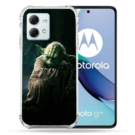 Coque Renforcée Pour Motorola G84 5G Star Wars - Yoda sombre