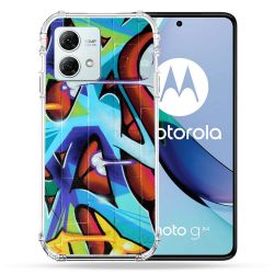 Coque Renforcée Pour Motorola G84 5G Street Art Graf Color