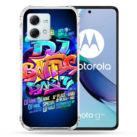 Coque Renforcée Pour Motorola G84 5G Street Art Rap