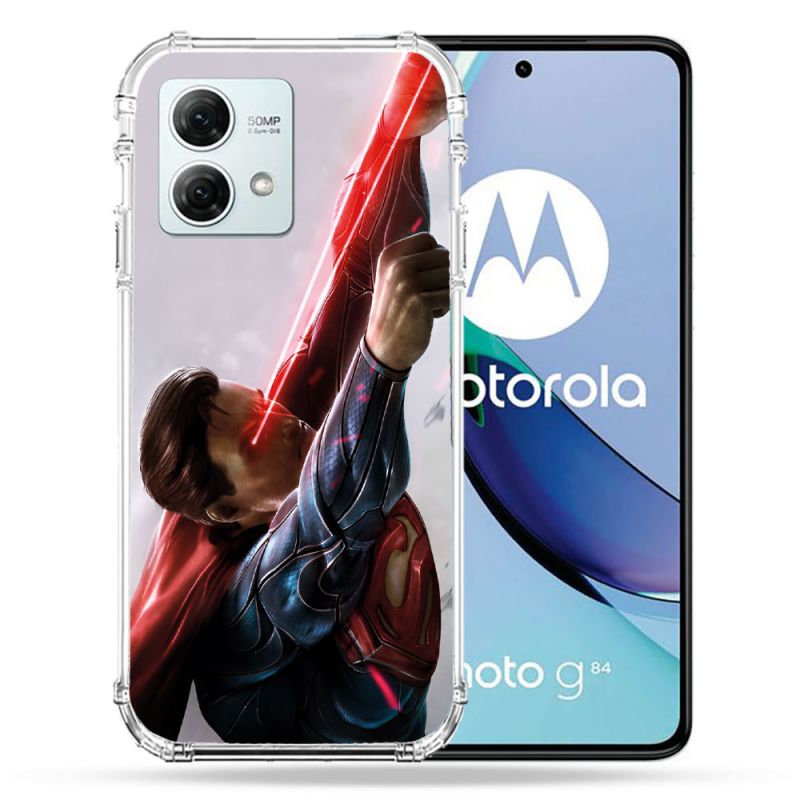Coque Renforcée Pour Motorola G84 5G Superman Laser