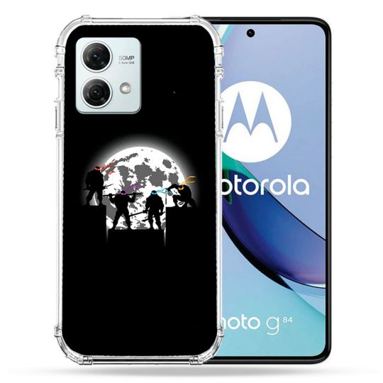 Coque Renforcée Pour Motorola G84 5G Tortue Ninja Ombre