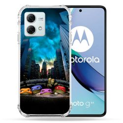Coque Renforcée Pour Motorola G84 5G Tortue Ninja Ville