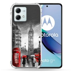 Coque Renforcée Pour Motorola G84 5G Voyage Angleterre Londres Vintage